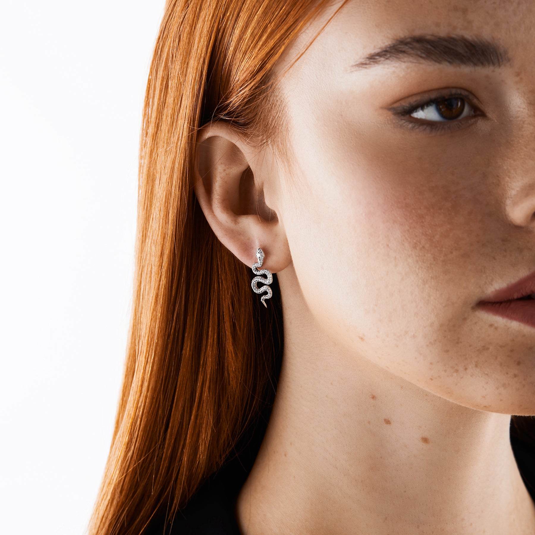 EVA - Diamond & Gold Crawling Earring