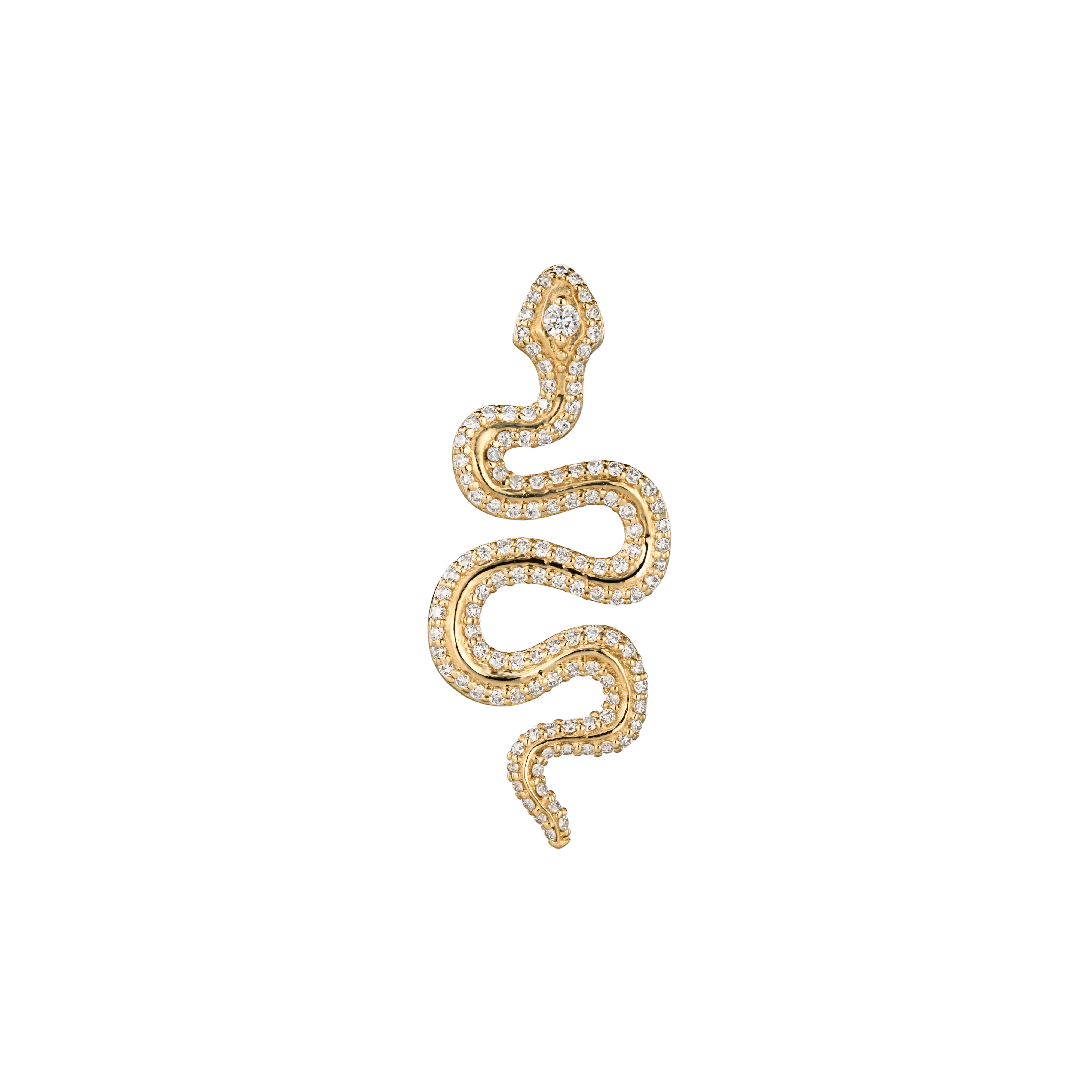 EVA - Diamond & Gold Crawling Earring