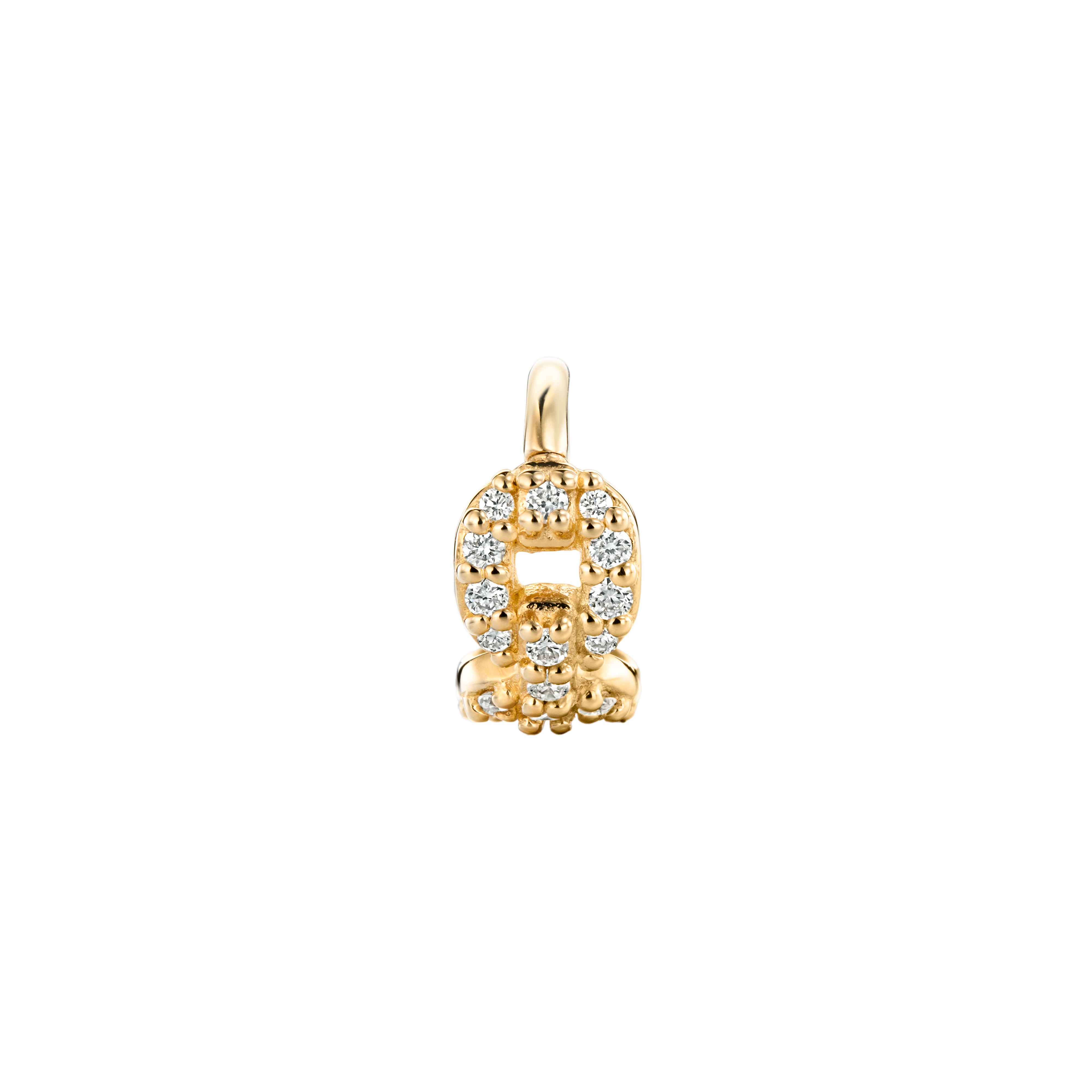 CHARLOTTE - Gold & Diamonds Clicker Earring