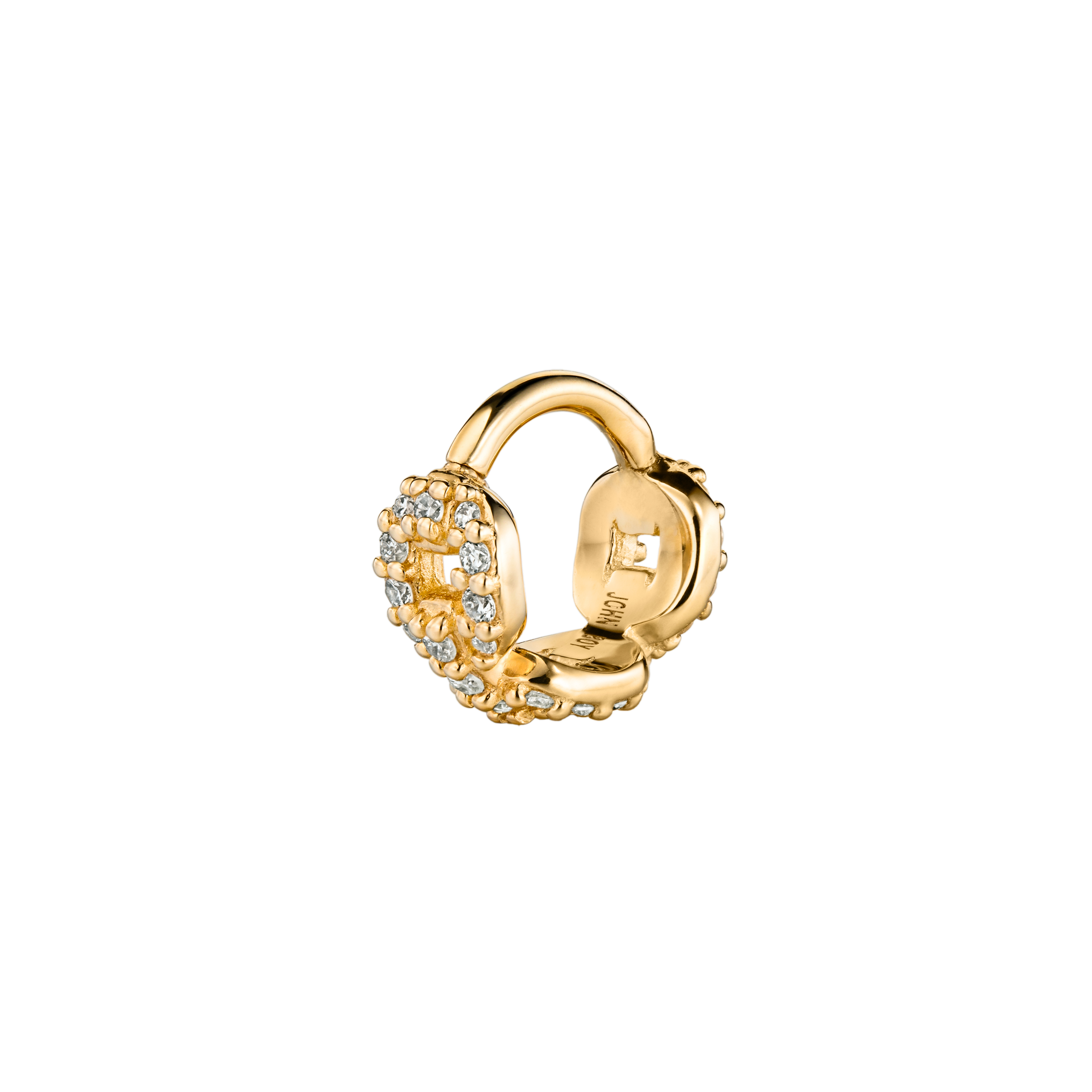 CHARLOTTE - Gold & Diamonds Clicker Earring