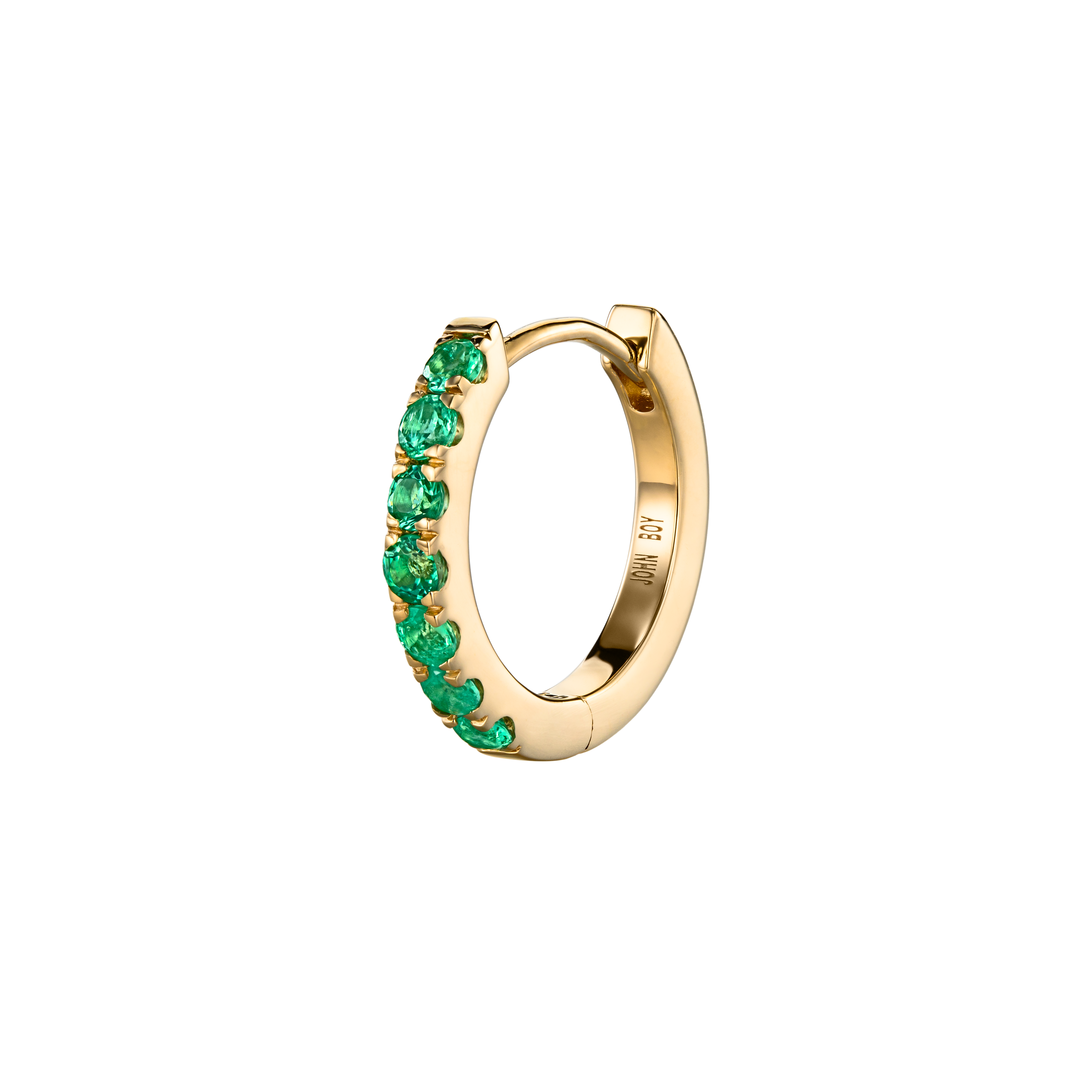 HERCULES - Diamond & Gold Hoop Ear Piercing