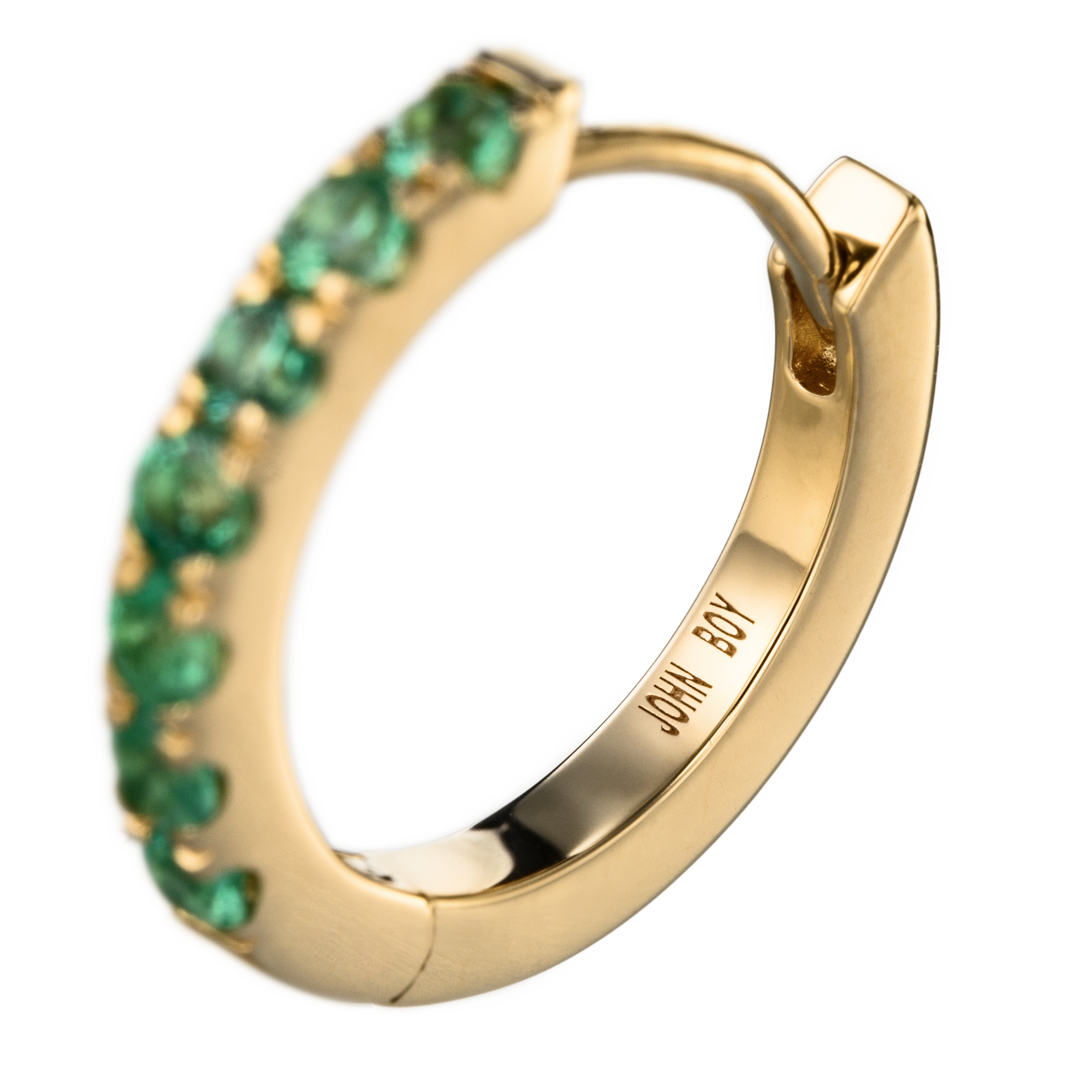 HERCULES - Diamond & Gold Hoop Ear Piercing