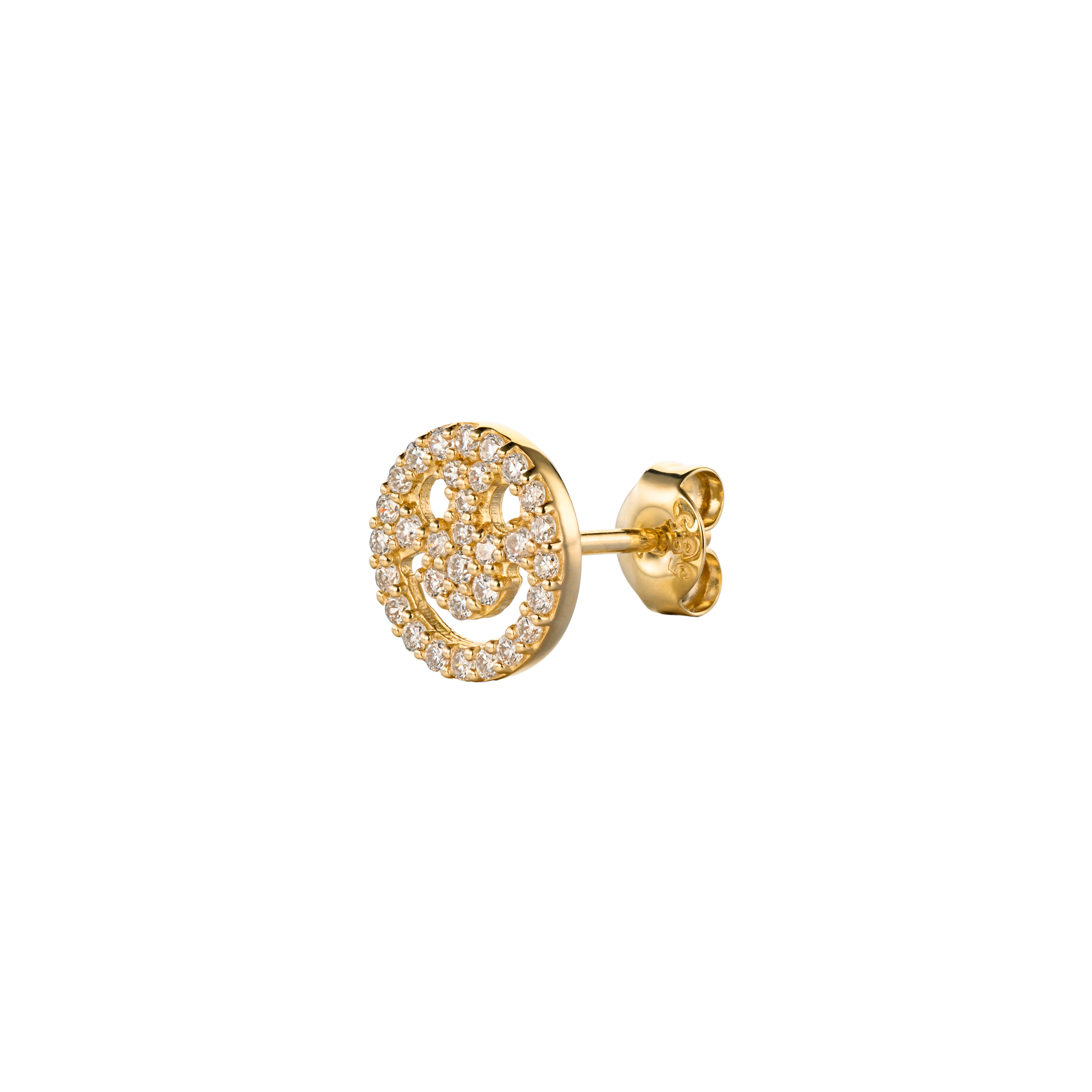 APOLLO - Diamond & Gold Stud Ear Piercing